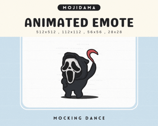 Cute Ghost Mocking Dance Emotes