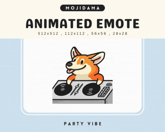 Corgi Party Vibes Emotes