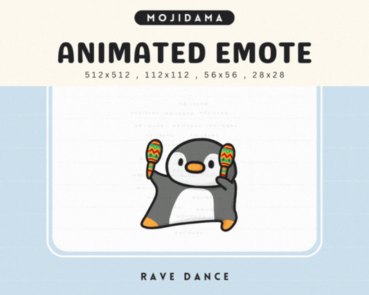 Penguin Rave Dance Emotes