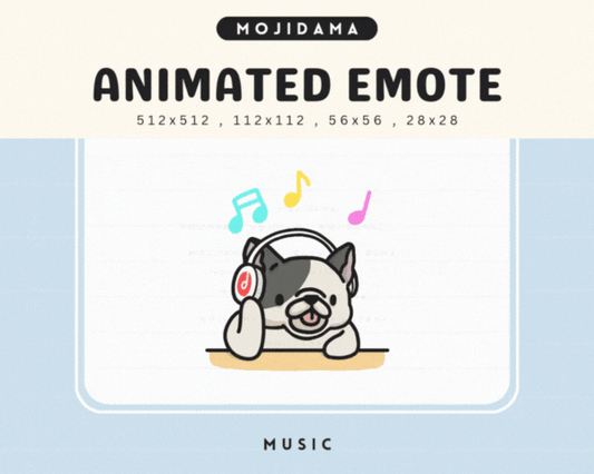 French Bulldog Music Emotes