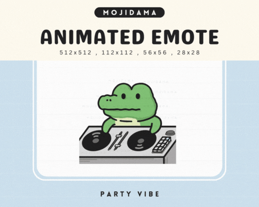 Croco Party Vibes Emotes