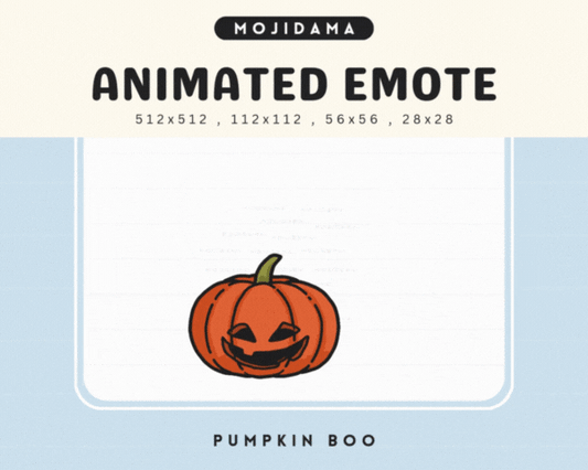 Unicorn Pumpkin Boo Emotes