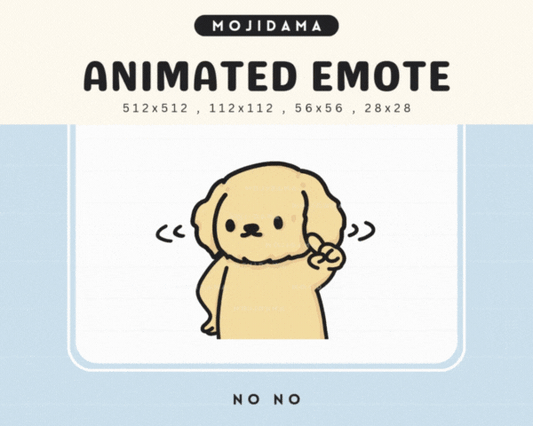 Golden Retriever No No Emotes