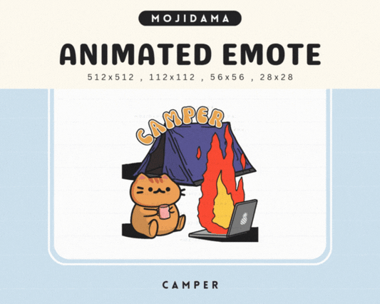Cat Orange Camper Emotes