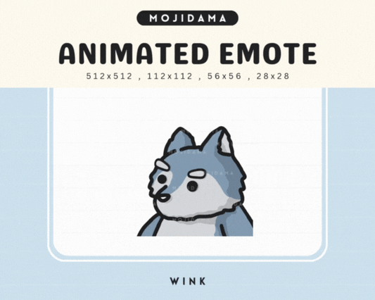 Wolf Wink Emotes