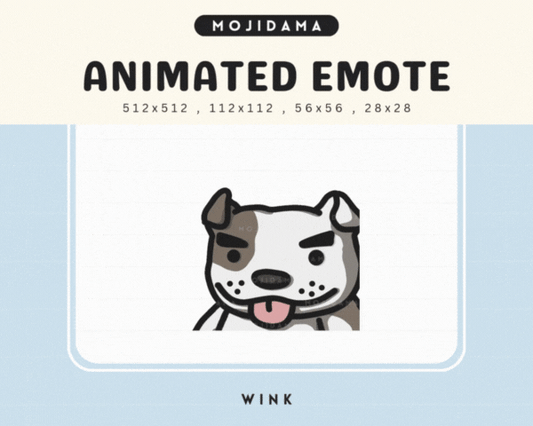 Pitbull Wink Emotes