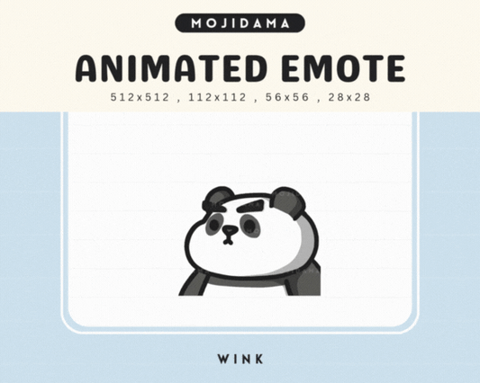 Panda Wink Emotes
