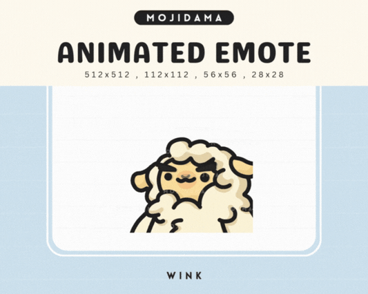 Sheep Wink Emotes