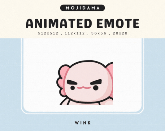 Axolotl Wink Emotes