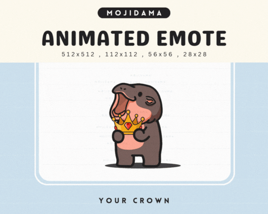 Hippo Your Crown Emotes