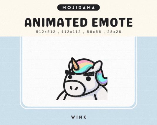 Unicorn Wink Emotes