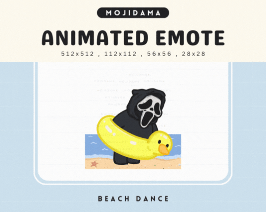 Cute Ghost Beach Dance Emotes