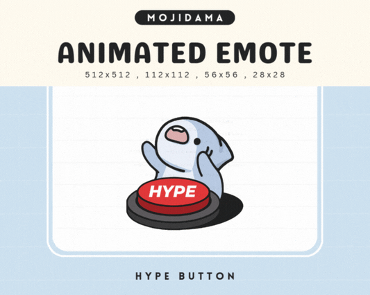 Shark Hype Button Emotes