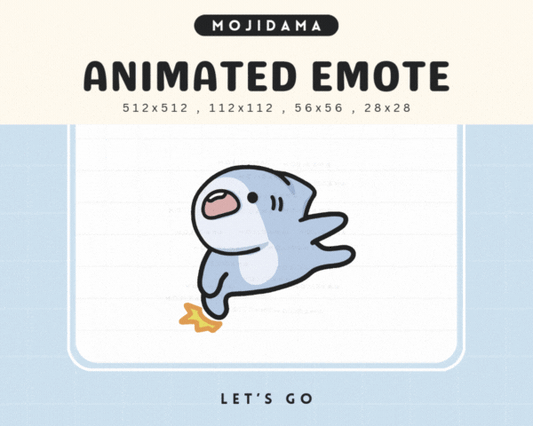 Shark Lets Go Emotes