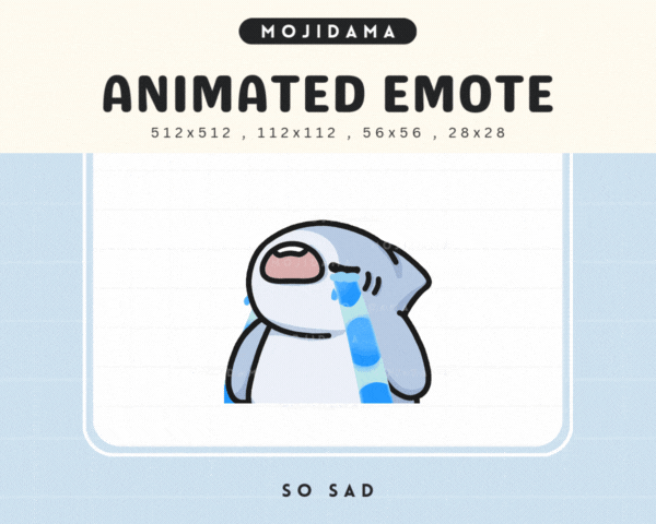 Shark So Sad Emotes