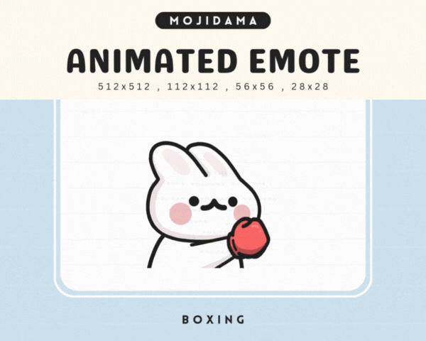 Bunny Boxing Emotes