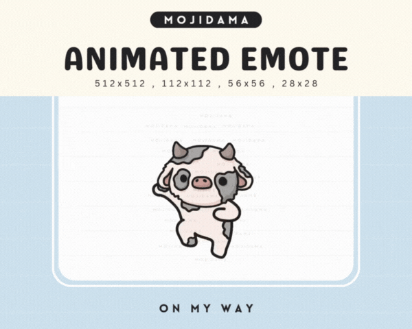 Cow On My Way Emotes