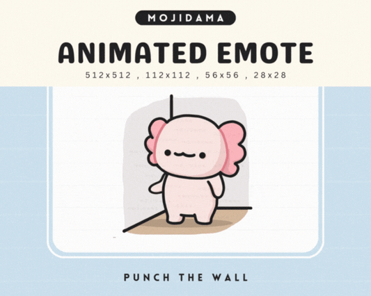 Axolotl Punch Wall Emotes