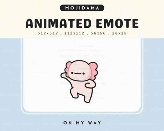 Axolotl On My Way Emotes