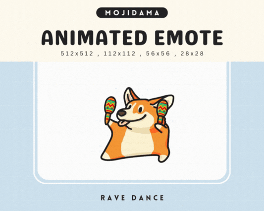 Corgi Rave Dance Emotes