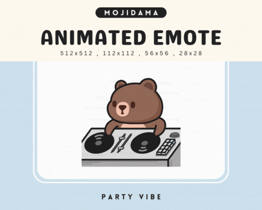 Bear Party Vibes Emotes