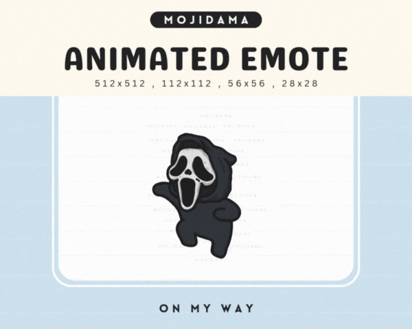 Cute Ghost On My Way Emotes