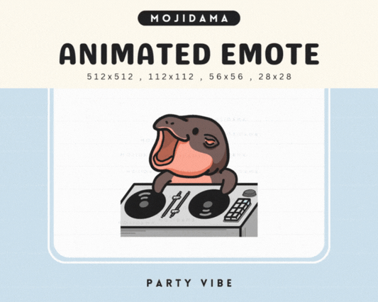 Hippo Party Vibes Emotes