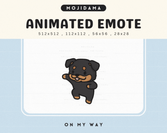 Rottweiler On My Way Emotes