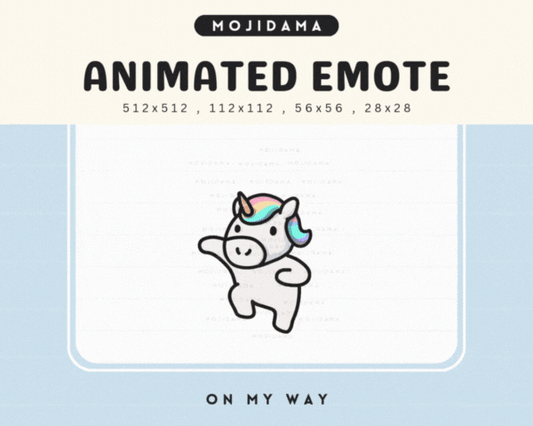 Unicorn On My Way Emotes