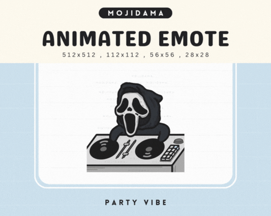 Cute Ghost Party Vibes Emotes