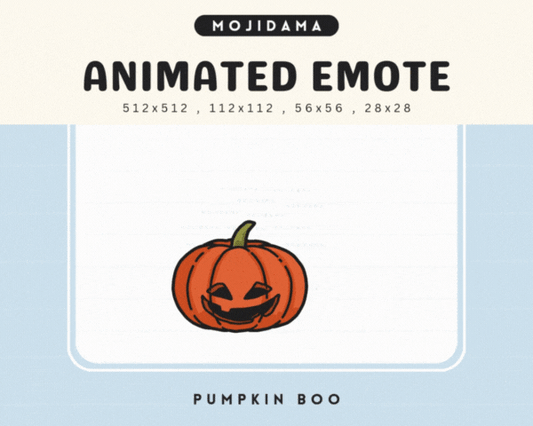 Alpaca Pumpkin Boo Emotes