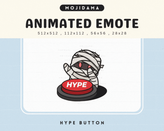 Mummy Hype Button Emotes