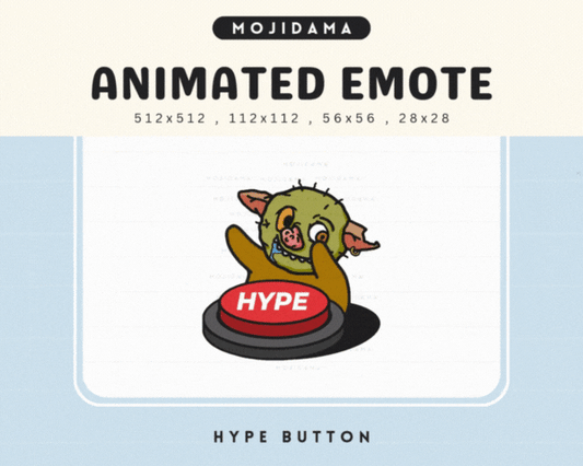 Goblin Hype Button Emotes