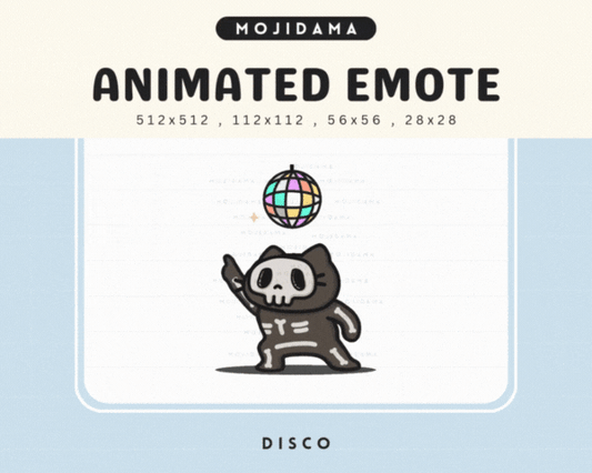 Skull Cat Disco Emotes