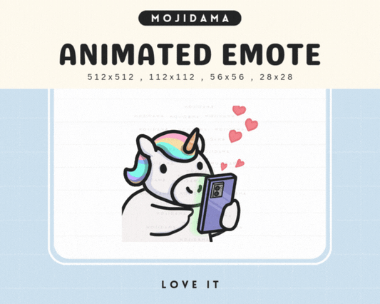 Unicorn Love It Emotes