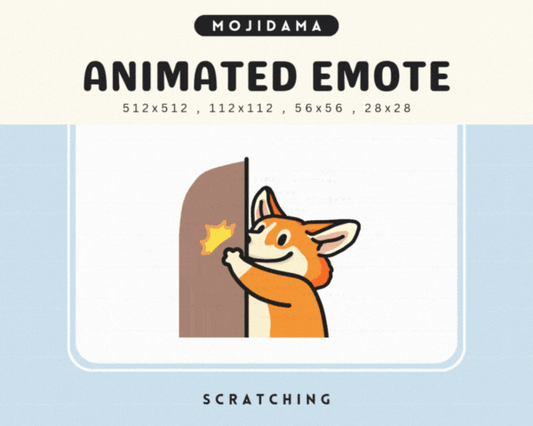 Corgi Scratchy Emotes