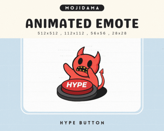 Devil Hype Button Emotes