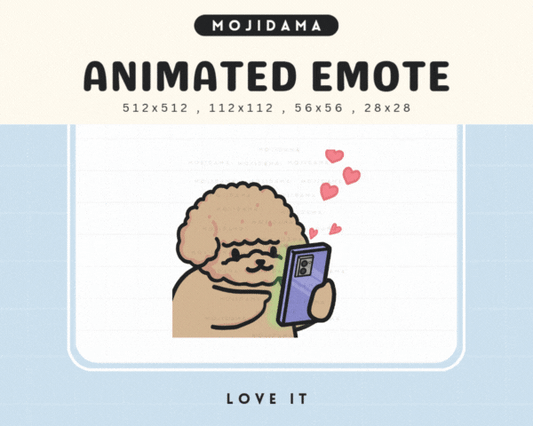 Poodle Love It Emotes