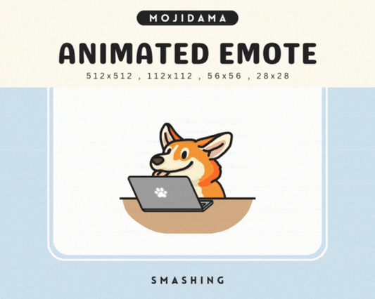 Corgi Smashing Emotes