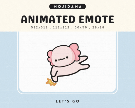 Axolotl Lets Go Emotes