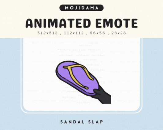 Cute Ghost Sandal Slap Emotes