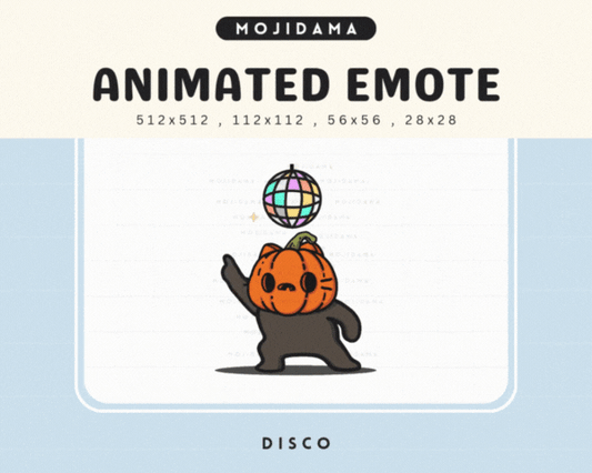 Pumpkin Cat Disco Emotes