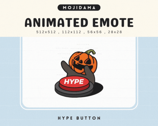 Pumpkin Hype Button Emotes