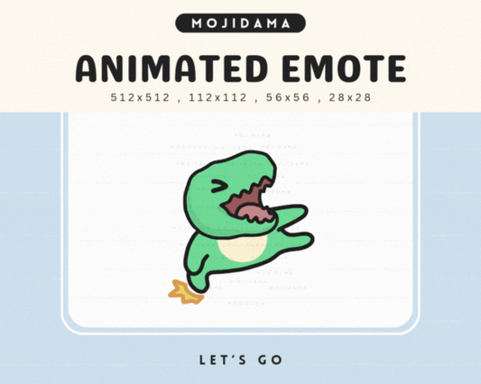 T-Rex Lets Go Emotes
