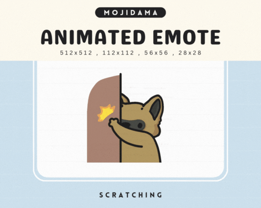 German Shepherd Scratchy Emotes