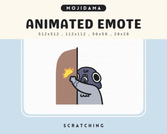 Pigeon Scratchy Emotes