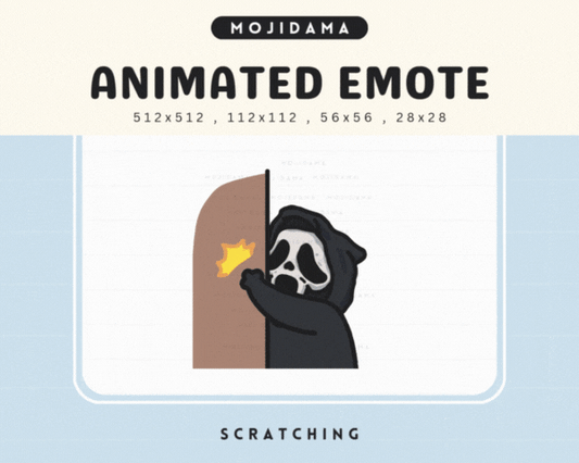 Cute Ghost Scratchy Emotes