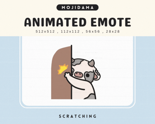 Cow Scratchy Emotes