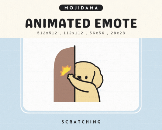 Golden Retriever Scratchy Emotes