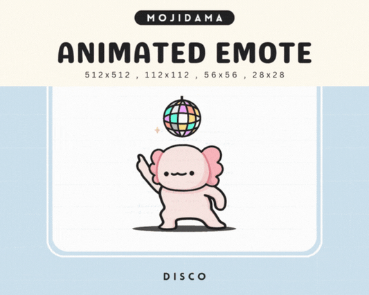 Axolotl Disco Emotes